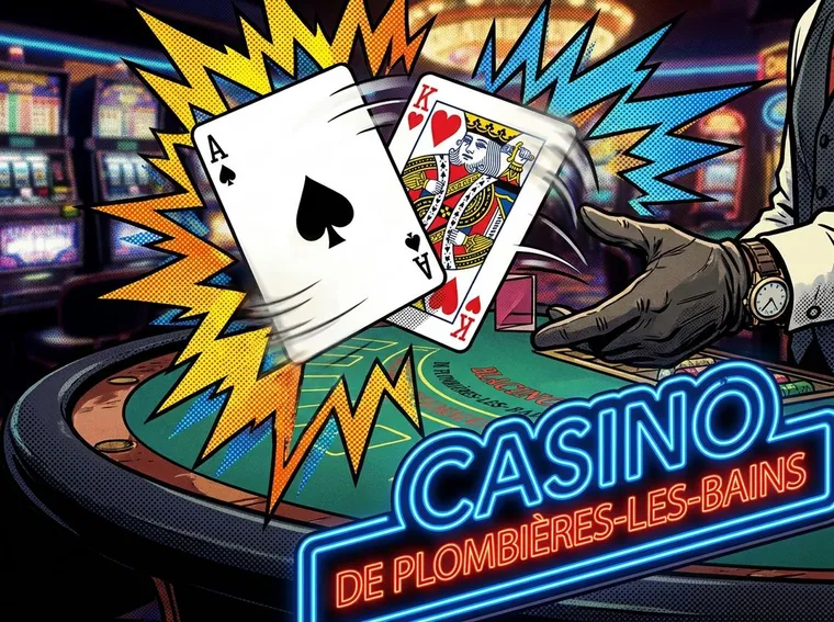 Jouer au blackjack en ligne (Casino de Plombières-les-Bains)